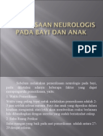 Pemeriksaan Neurologis Pada Bayi Dan Anak