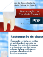 Restauração de Cavidade Classe I