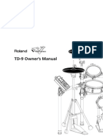 Roland TD-9 Manual