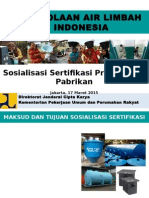 Tayangan Sosialisasi Sertifikasi IPAL - 16032015