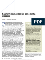 Salivary diagnostics for periodontal diseases