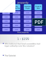 American Revolution Jeopardy