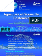 Agua y Desarrollo 20.03.2015