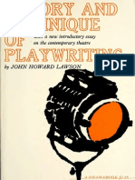 Theory and Technique of Playwriting - John Howard Lawson
