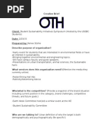 oth creative brief ssis