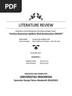 Download Literature Review Tentang OWASP by Ahmad Farisi SN259349062 doc pdf