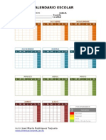 Calendario y Plantilla de Temporalizaciones PRIMARIA