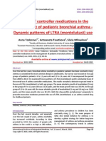 The use of controller medications in the management of pediatric bronchial asthma - Dynamic patterns of LTRA (montelukast) use