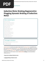 Induction Motor Braking Regenerative Dynamic Braking of Induction Motor - Electrical4u PDF