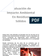 Evaluación de Impacto Ambiental Trabajo