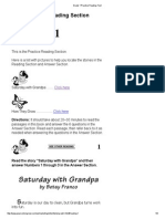 Grade 1 Practice Reading Test PDF
