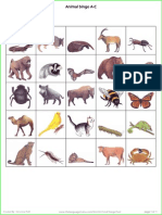 Animal Bingo Set