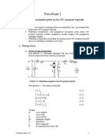 Percobaan I Motor DC Penguat Terpisah PDF