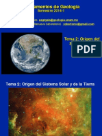 Clase 2 Origen Del Sistema Solar 2014-1