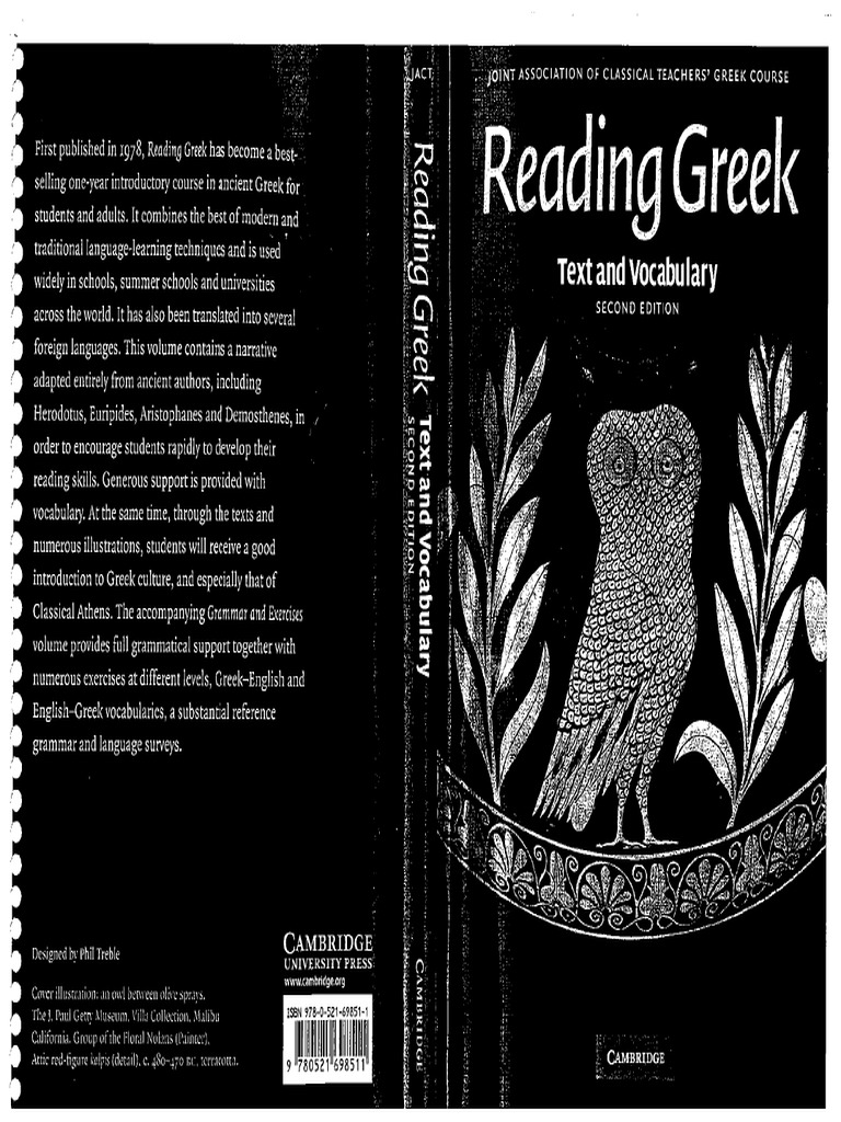 Reading Greek (Cambridge University Press) | PDF