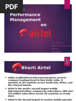 Performance Management in Airtel