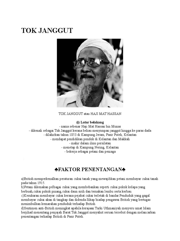 Tok Janggut Pdf