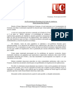 Escrito Dirigido A Presidenta Junta de Andalucía en Defensa de Ganaderos