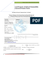 IJRST02A Study on the Local Property of indexed Summability of a factored Fourier Series0304