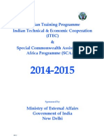 ITEC Civilian Training Programme of 2014-15