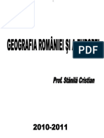 Geografia Romaniei Si a Europei