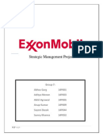 Section A Strategy Project Group 7 Exxon Mobil