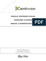FR Centreon-Syslog-Frontend Server Administration-REVI02