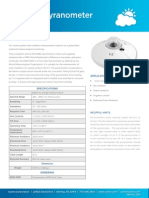 1st Class Pyranometer: Subject To Change Without Notice