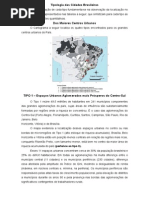 Tipologia Das Cidades Brasileiras