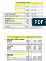 Belleza - Fabrication Rate Required: Sr. No. Description Qty Unit Rate Amt Rem A-Bldg