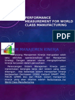Performance Measurement For World Class Manufacturing