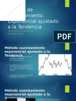 Método de Suavizamiento Exponencial Ajustado A La Tendencia