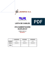 13-882-01 - 09-01 - 01 - Lista de Cables PDF