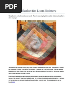 Download 10 Stitch Blanket for Loom Knitters v11 by Christy Hook SN259386905 doc pdf
