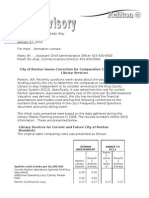 Cost Correction For Library Cost Analysis 1-27-10