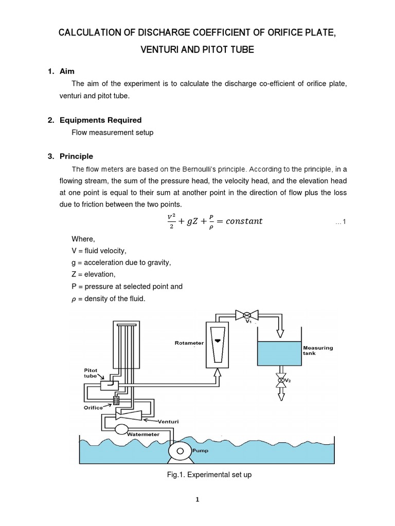 Discharge Coefficient Hydraulic Engineering Continuum Mechanics