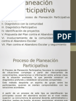 Proceso de Planeación Participativa