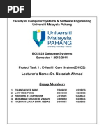 Example Proposal Project Database