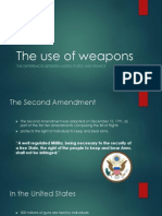 the use of weapons