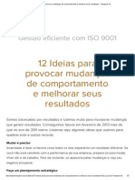 12 Ideias para Provocar Mudanças de Comportamento e Melhorar Seus Resultados - Templum LP