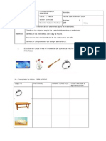 Prueba Global Ciencias 1° Basico