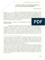 Moscs Finley A Economia Antiga:: Interdisciplinaridade Na Produção de Uma Inovação Historiográfica