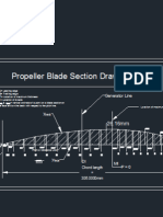 Propeller Blade Section Profile using Wageningen B-screw series