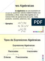 Expresiones Algebraicas