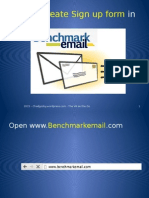 How to Create Sign Up Form in Benchmarkemail