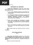 Affidavit of Support (Philippines)