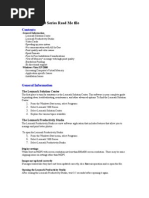 Lexmark 5300 Series Read Me File: Contents