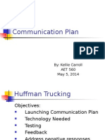 Communication Plan