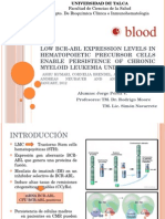 Low BCR-ABL Expression Levels in Hematopoietic Precursor Cells