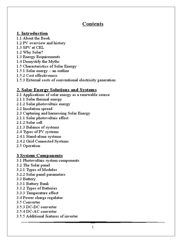 Solar PV System Design and Implementation | PDF | Photovoltaic System ...